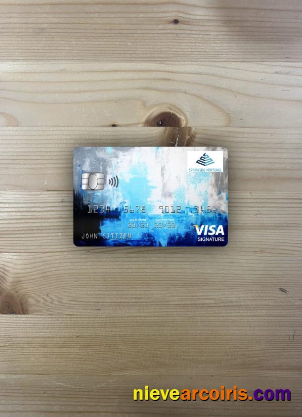 USA Springside Mortgage bank visa signature card photolook